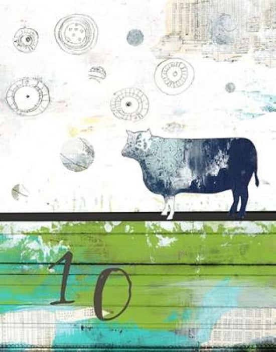 Cow 10 Canvas Art - Sarah Ogren (24 x 30)
