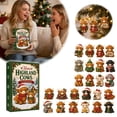 thumbnail image 1 of Cow 24 Days Christmas 2D Acrylic Ornament Countdown Calendar for Home and Car Rearview Decor Green, 1 of 5