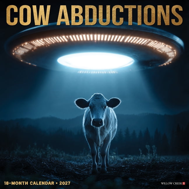 Cow Abductions 2027 12 X 12 Wall Calendar, (Paperback)