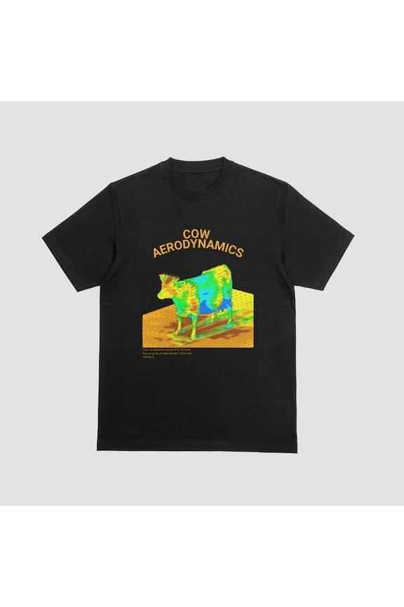 Cow Aerodynamics Shirt, Funny Meme Shirt, Funny Nerdcore Shirt, Goofy Ahh T-shirt, Physics Lover Gift, Physics Nerd Shirt, Meme Tshirt, Gift