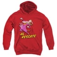 thumbnail image 1 of Cow And Chicken - Al Rescate - Youth Hooded Sweatshirt - Large, 1 of 2