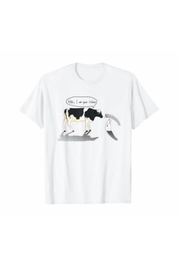 Cow And Milk I Am Your Father Cartoon T-Shirt