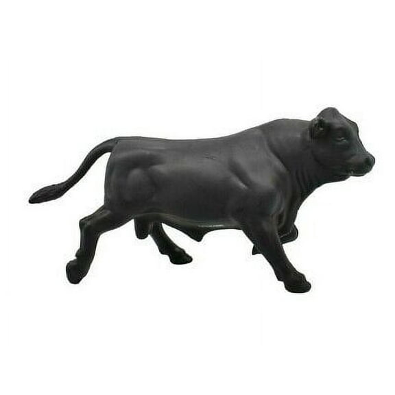 Cow Angus Bull Realistic Small Toy Model Plastic Replica Barn Animal, Kids Educational Gift 5" MA05-B653