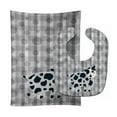thumbnail image 1 of Cow Baby Bib and Burp Cloth, 1 of 2