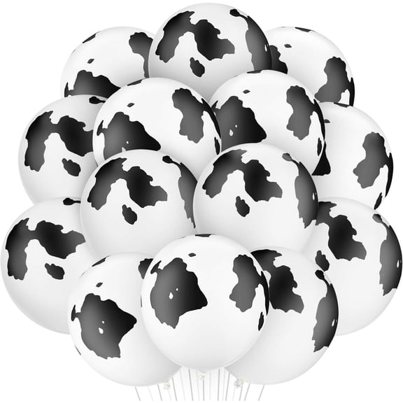 Cow Balloons Latex Balloons Funny Print Cow Balloons for Birthday Party Supplies Decorations