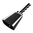 thumbnail image 1 of Cow Bell Cowbell Hand Call Bell Team Cheering Baseball Sporting Events black, 1 of 8