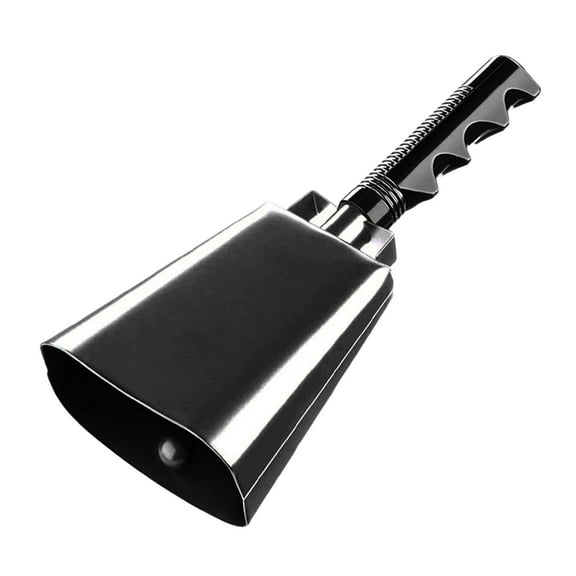 Cow Bell Cowbell Hand Call Bell Team Cheering Baseball Sporting Events black