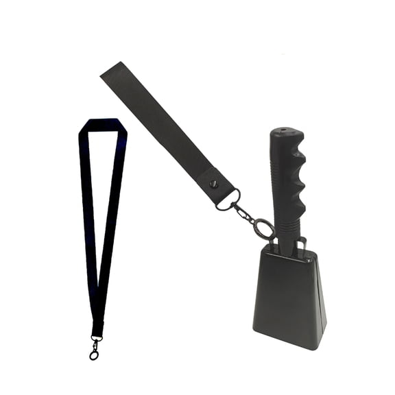 Cow Bells Noise Makers with Handle Hand Percussions Cowbell Cheering Bells Musical Instruments Call Bells Alarm