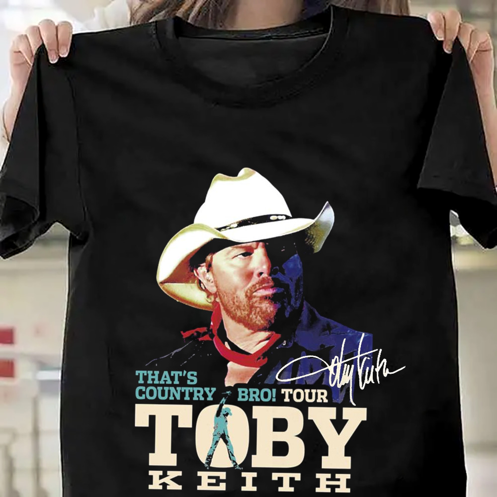 Cow Build Toby Keith Portrait Unisex Signature All Size unisex Gift
