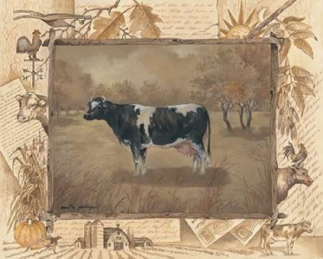 Cow Canvas Art - Anita Phillips (24 x 30)
