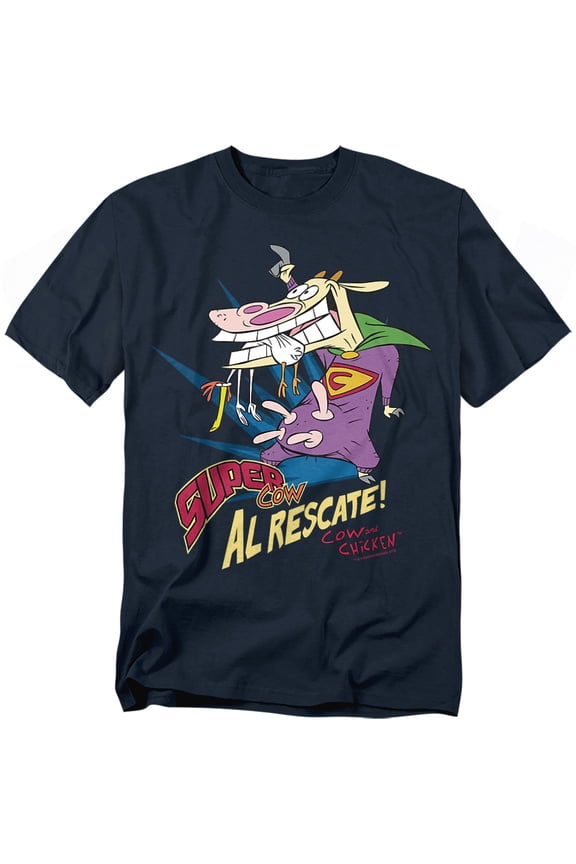 Cow Chicken T-Shirt Super Cow Unisex Graphic Tee For Men & Women