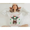 thumbnail image 1 of Cow Christmas Lights Christmas Sweater, Christmas Sweatshirt, Funny Heifers Christmas Shirt, Cow Holiday Sweater Cow Lover Xmas Gift Farm , Christmas Gift, Merry Christmas Sweatshirt., 1 of 3
