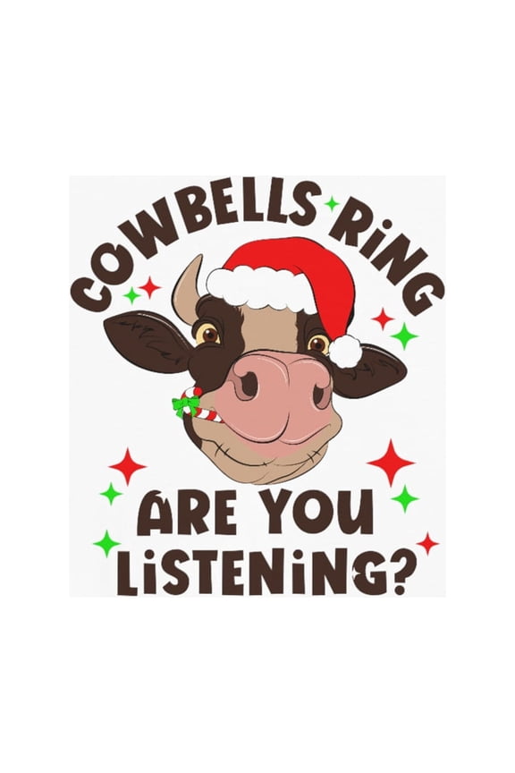 Cow Christmas Sweatshirt Funny Farm Cow Lover Sweater