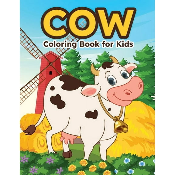 Cow Coloring book for Kids, (Paperback)