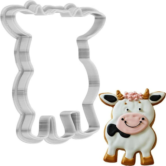 Cow Cookie Cutter 4 Inch Made in USA by WONDERTORY
