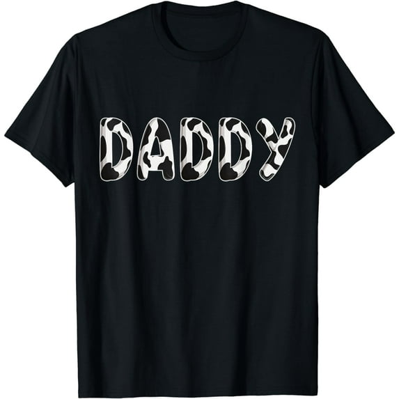 Cow Daddy Birthday Family Matching Fathers Day Boy Girl Men T-Shirt
