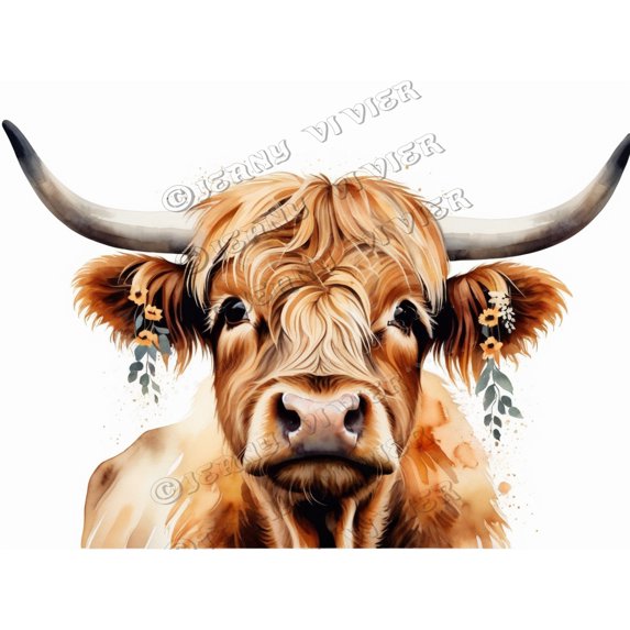 Cow Decor, Cow With Flower Crown Sign, Woodland Animals Decor,Vintage Animals Poster Collection Artwork for Bathroom Kitchen Kid's Room Nursery Decor, Aluminum, 12x16 Inches Metal Sign