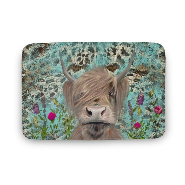 Cow Doormat, Cow Welcome Doormat, Cow Funny Doormat, Trendy Rug