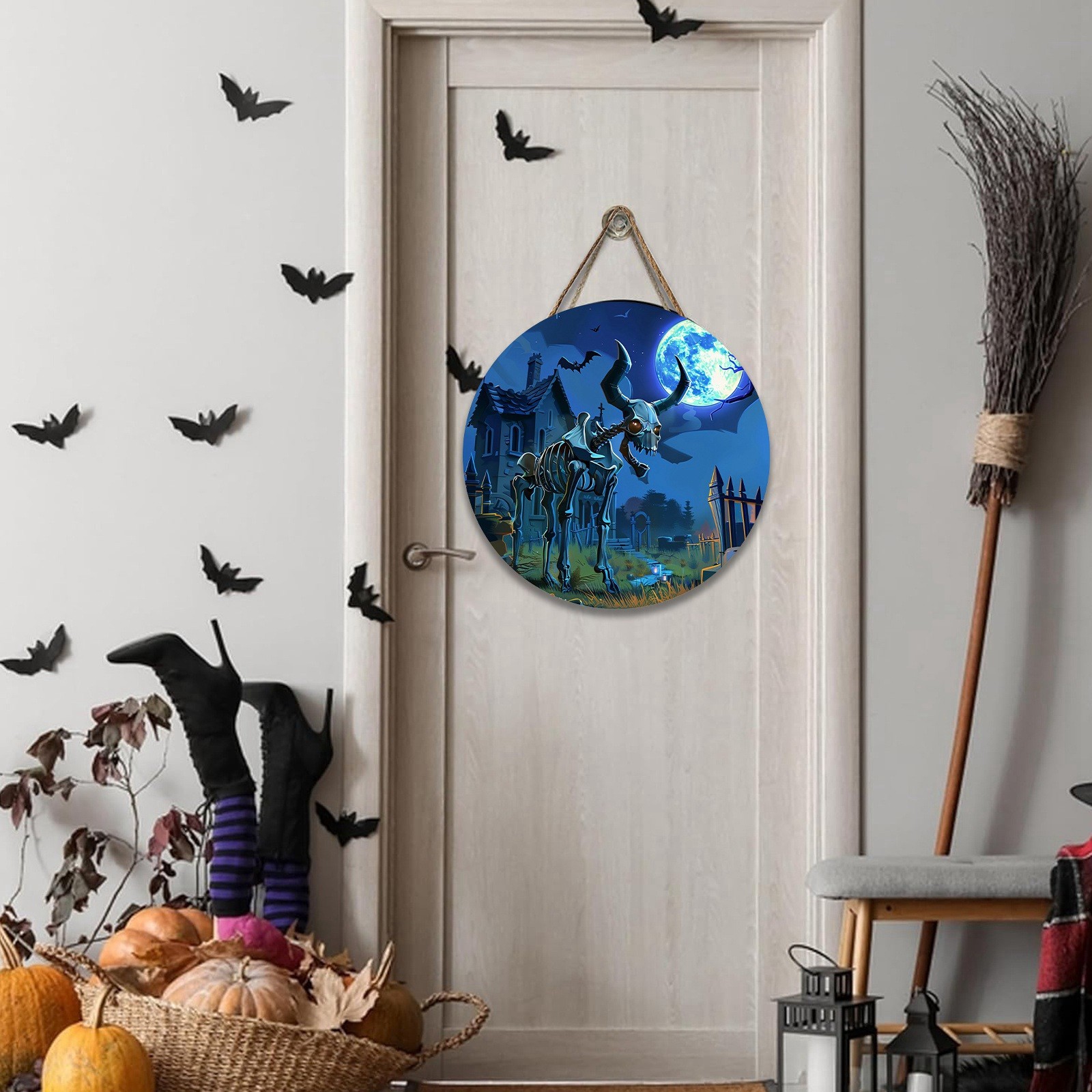 Cow Doorplate Decoration Eye Catching Cow Doorplate Decoration Eye