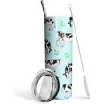 thumbnail image 1 of Cow Gifts- Cute Cow Print Tumbler, Insulated 20 Oz Blue Cup Tumbler with Lid and Straw, Cow Coffee Cup Travel Mug Water Bottle, Birthday Gifts for Women Teen Girls, Cow Stuff, Decor, 1 of 6