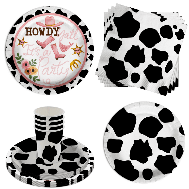 Howdy Cow Print Set Howdy Cow Print Set