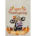 thumbnail image 1 of Cow - HHS Best of Breed Thanksgiving House Flag, 1 of 1