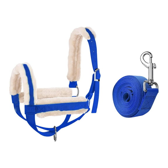 Cow Halter Leading Rope Bull Bridle Adjustable Nylon Design for Horse Oxen Sheep Outdoor Use