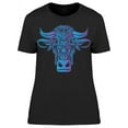 thumbnail image 1 of Cow Head Art Graphic T-Shirt Women -Image by Shutterstock, Female Medium, 1 of 2