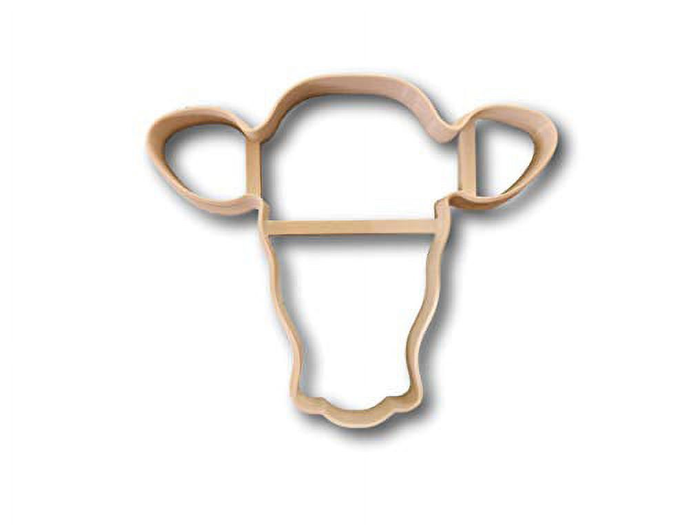 Cow Head cookie cutter (2.0 Inch) Fast Shipping Sharp Edges