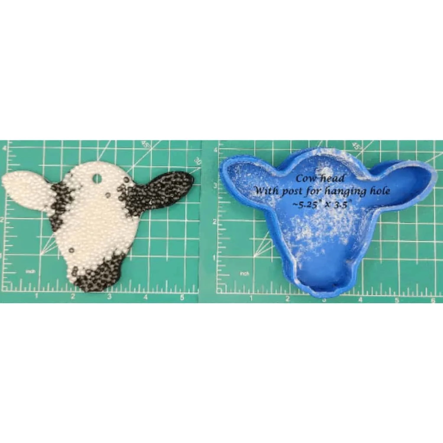 Cow Head with Hanging Hole silicone freshie mold