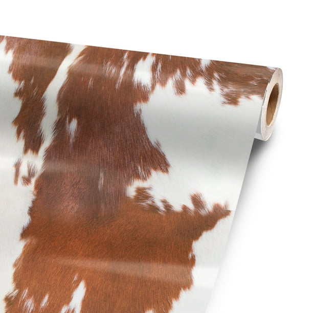 Cow Hide 120” x 52” Vinyl Wrap Sheet for large or custom items | 3M wrap DIY to custom skin gear of all types and sizes, including vehicles, boats, appliances, furniture, atv’s, golf