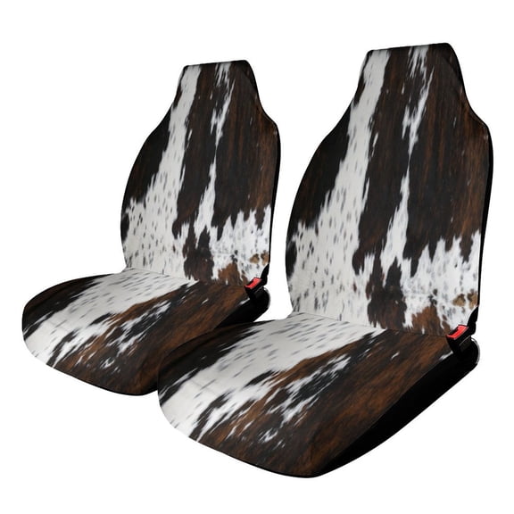 Cow Hide Car Seat Covers Front Seats Universal Fit for Cars SUV Truck Auto Interior Accessories