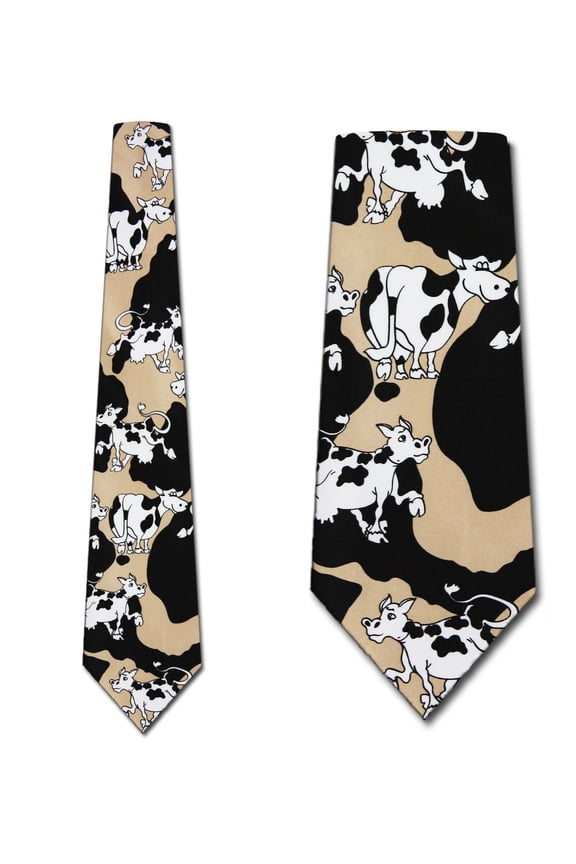 Cow Hide Necktie Mens Tie