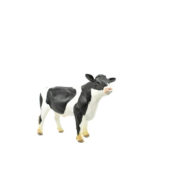 Cow Holstein Bull Realistic Small Toy Model Plastic Replica Barn Animal, Kids Educational Gift 5 " F2022 B136