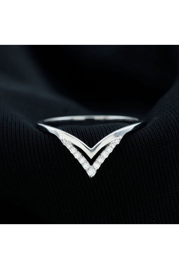 Cow Jewel 1.6 Ct Round Brilliant Cut Diamond Engagement Ring for Women's - 14K White Gold Wedding Ring - Wedding Anniversary Gifts for Wife - Bridal Wedding Ring - Diamond Stackable Ring