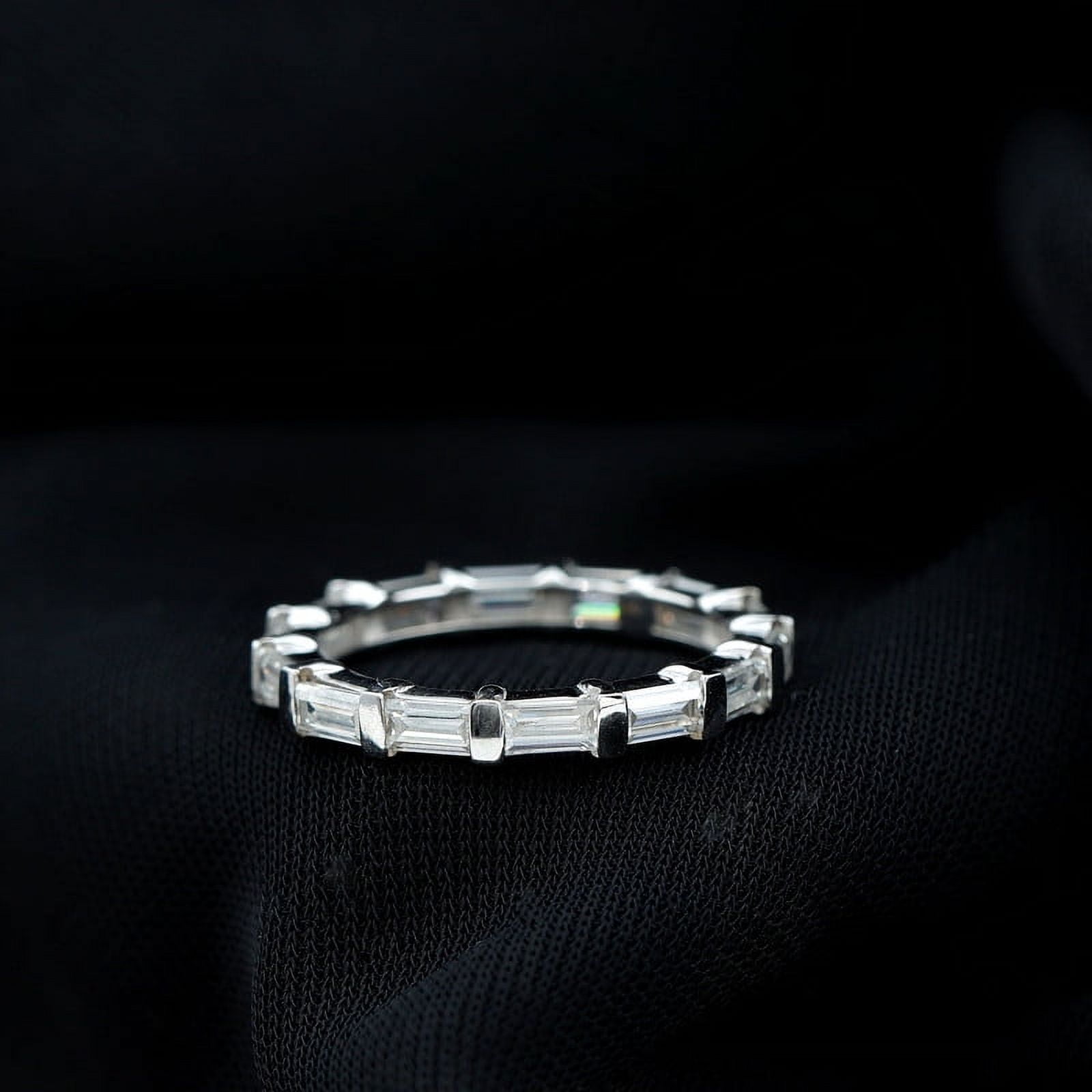 Cow Jewel Excellent 2.64 Ct Baguette Cut Diamond Ring for Women - 14K ...