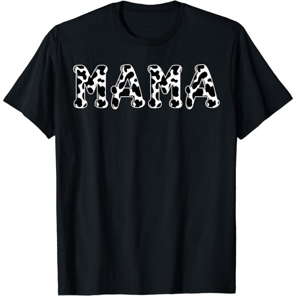 Cow Mama Birthday Family Matching Girl Boy Farm Birthday T-Shirt