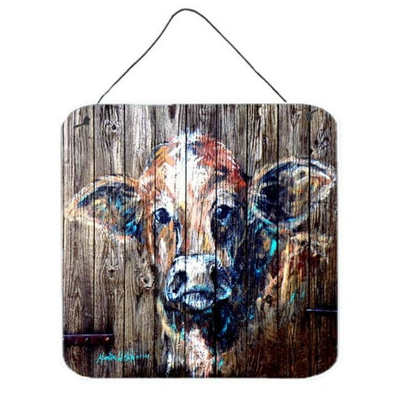 Cow Moo Shine Aluminium Metal Wall Or Door Hanging Prints