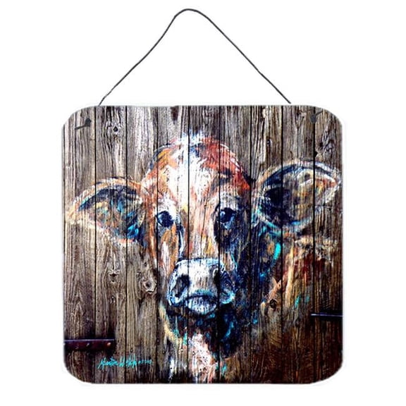 Cow Moo Shine Aluminium Metal Wall Or Door Hanging Prints