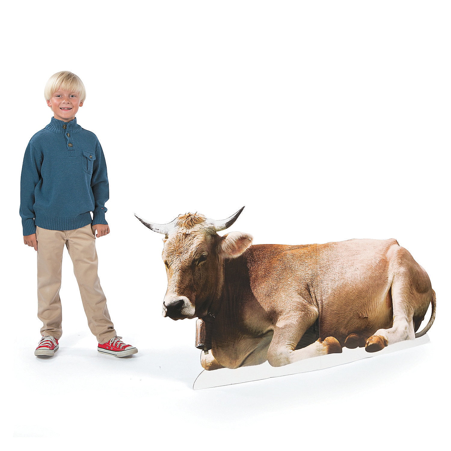 Cow Nativity Cardboard Stand-Up Party Decor, 61" x 28.5"