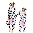 thumbnail image 1 of Cow Onesie Adults Unisex Animal Pajama Polyester One-Piece Sleepwear for Women and Men X-Large, 1 of 6