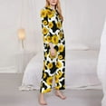 thumbnail image 1 of Cow Pajamas Lady Animal Print Trendy Leisure Sleepwear Autumn 2 Pieces Vintage Oversize Graphic Pajamas Set, 1 of 7