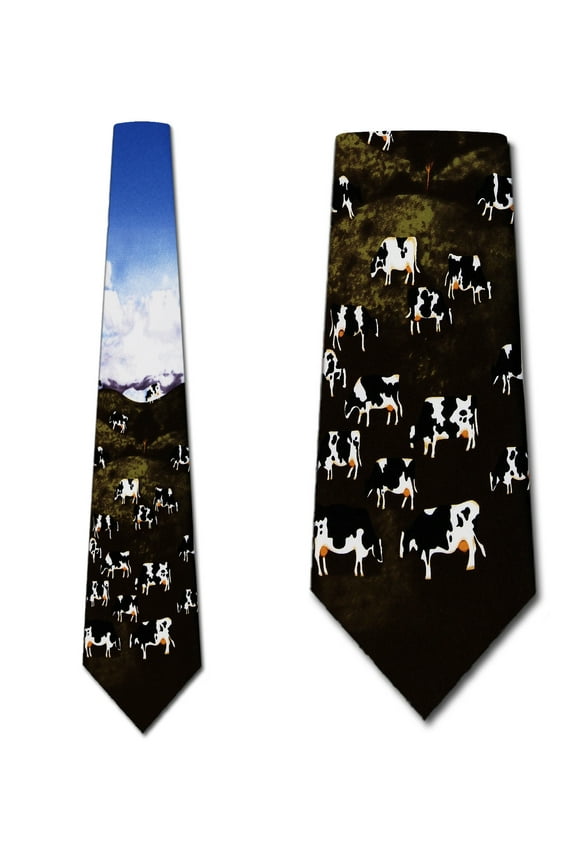 Cow Pastures Necktie Mens Tie