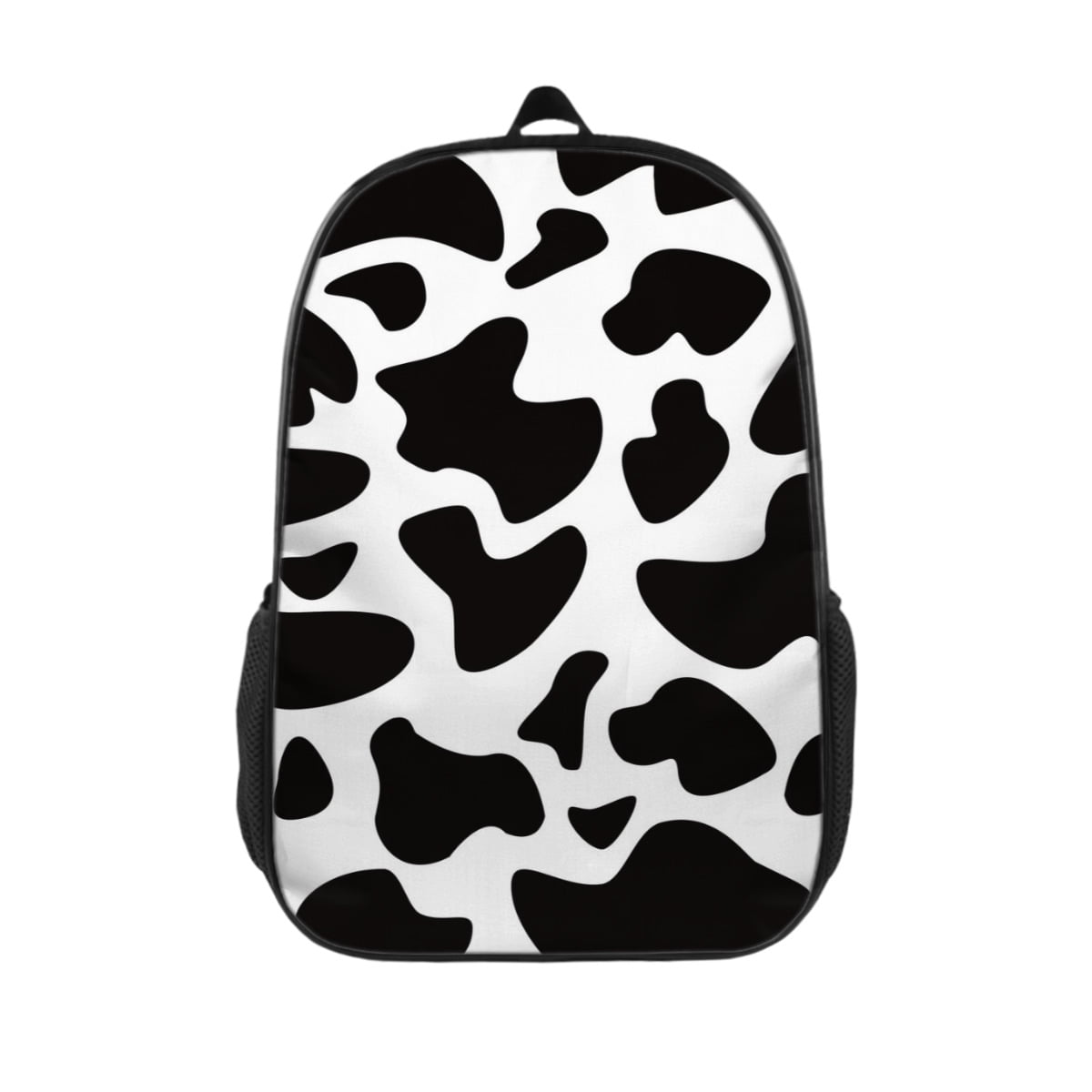 Cow Pattern Backpack 17 Inches Large Capacity Casual Daily Commuter Backpack
