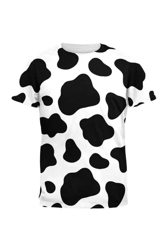 Cow Pattern Costume All Over Adult T-Shirt