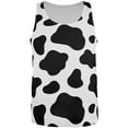 thumbnail image 1 of Cow Pattern Costume All Over Mens Tank Top Multi LG, 1 of 2