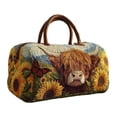 thumbnail image 1 of Cow Plaid Patchwork Travel Bag with Spacious Storage and Adjustable Shoulder Strap for Weekend Gym and Daily Commute Fashion Accessory, 1 of 7