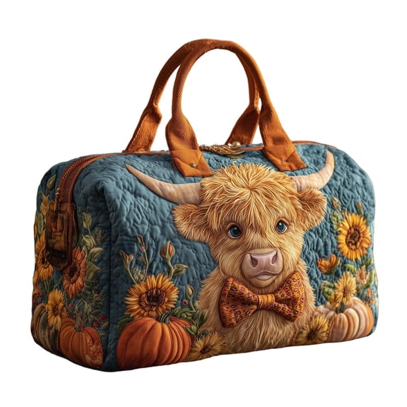 Cow Plaid Travel Bag Stylish, Usupdd Spacious Cow Patchwork Travel Bag, Durable Material Versatile Overnight Bag for Gym Weekend Getaway