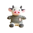 thumbnail image 1 of Cow Plush-Cute Huggable Stuffed Animals, 9" Dressed in Fashionable Clothes Cow Plushie Toys Birthday Party Thanksgiving Christmas Gifts M, 1 of 11