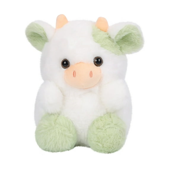 Cow Plush Toys, 7.8" Mini Cute Cow Figure Plushies Toy for Kids Adults, Cow Stuffed Animal Doll, Cute Cow Plushie Dolls Throw Pillow Birthday Gifts for Children Kids Adults